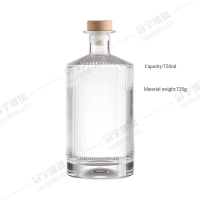 Spray Cap Glass Bottle 200ml 250ml 500ml 700ml 1000ml for Wine Whiskey Brandy Tequila Gin