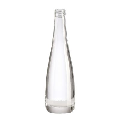 Customized Logo Clear 70cl Glass Bottle for Pisco Hot Stamping and Rubber Included