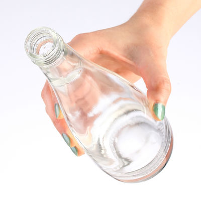 Customized Logo Clear 70cl Glass Bottle for Pisco Hot Stamping and Rubber Included