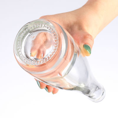 Customized Logo Clear 70cl Glass Bottle for Pisco Hot Stamping and Rubber Included