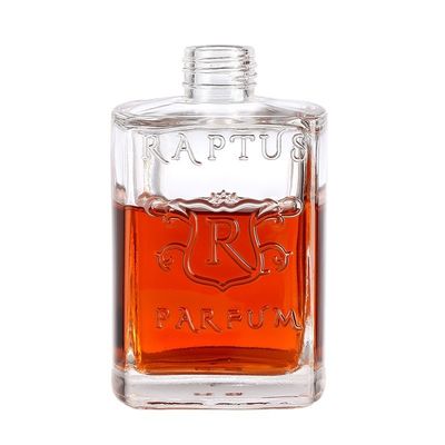 Colors Request 700ML Super Flint Square Glass Vodka Bottle with Cork in Round Shape