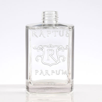 Colors Request 700ML Super Flint Square Glass Vodka Bottle with Cork in Round Shape