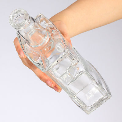 50cl VODKA Glass Bottle with Sublimable Pavonadas Design and OEM/ODM Service