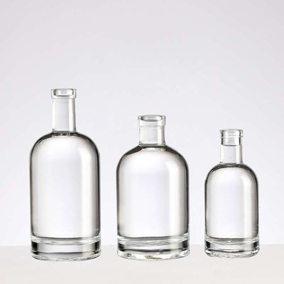 Clear 250ml Glass Bottle for Clients' Specific Requirements and Bourbon Whiskey