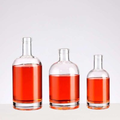 Clear 250ml Glass Bottle for Clients' Specific Requirements and Bourbon Whiskey
