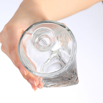 Beverage Industrial Triangle Bottom and Round Body Wine Bottle with Modern Design