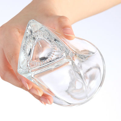 Beverage Industrial Triangle Bottom and Round Body Wine Bottle with Modern Design