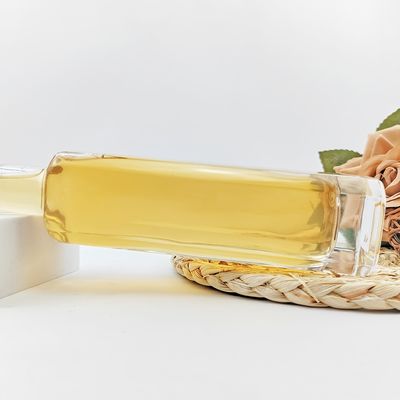 Glass Products Slim Rectangular Wine Bottle with Cork Stopper 200ml 375ml 500ml 750ml