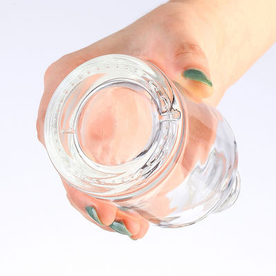 50ml 100ml 250ml Glass Spirit Bottles with Screw Cap Hot Stamping Surface Handling