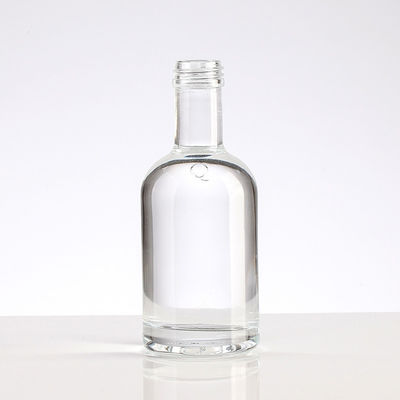 50ml 100ml 250ml Glass Spirit Bottles with Screw Cap Hot Stamping Surface Handling