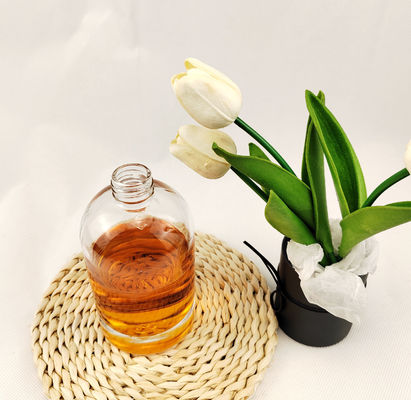 750ML 700ml Tall Round Custom Glass Bottle for Water Beverage Rum Vodka Whisky Gin Liquor