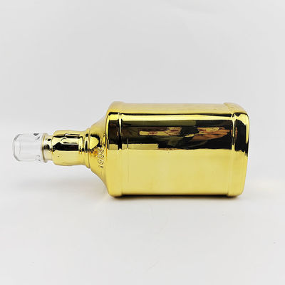750ml Brown Glass Wine Bottle with Textured Surface in Beverage and Whisky