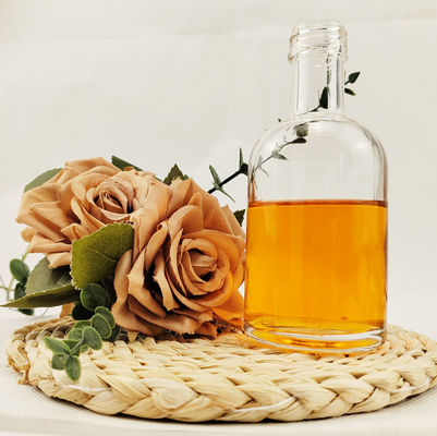 750ml Glass Alcohol Drink Liquor Wine Bottle with Glass Collar Material