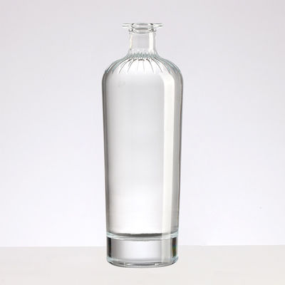 500ml Wine Glass Bottle with Cork Clear Transparent and Acid Etch Surface Handling