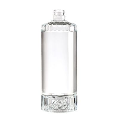 500ml Wine Glass Bottle with Cork Clear Transparent and Acid Etch Surface Handling