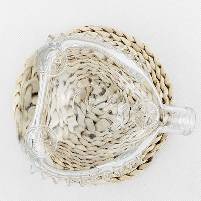 XO Glass Bottle for Hot Stamping Luxury Empty Crystal Alcohol Bottle 500ml 700ml 750ml