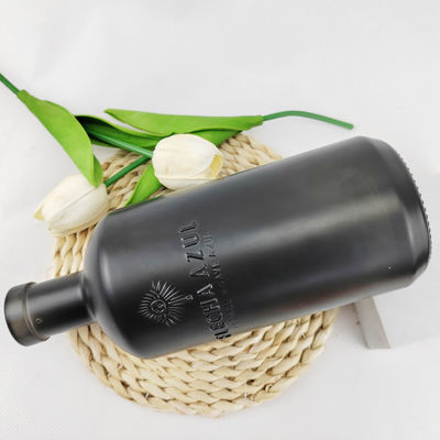 700ML Super Flint Square Glass Vodka Bottle Glass Spirits Bottle Custom Glass Bottle