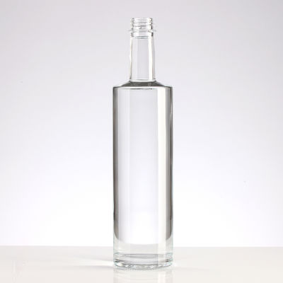 Glass Collar Wine Bottle with Corks Small Sample Vodka Rum Liquor Bottle