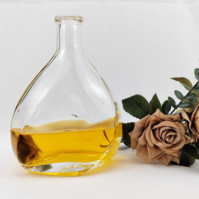 Body Material Glass 500M 750ml Vodka Bottle Whiskey Bottle Transparent Brandy Luxury