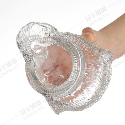 400ml/750ml Skull Glass Wine Bottle with Cork Decorative Collar Material