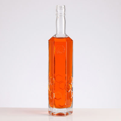 Glass Wine Bottles for Rum Bourbon Vodka Tequila Handcrafted Old Liquor Glass Bottle