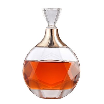 Wine 250ml 400ml 700ml Clear Mini Wine Glass Bottle Brandy Liquor Bottles with Glass Cap