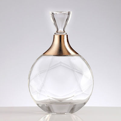 Wine 250ml 400ml 700ml Clear Mini Wine Glass Bottle Brandy Liquor Bottles with Glass Cap