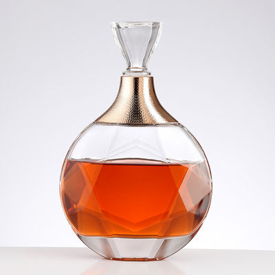 Wine 250ml 400ml 700ml Clear Mini Wine Glass Bottle Brandy Liquor Bottles with Glass Cap