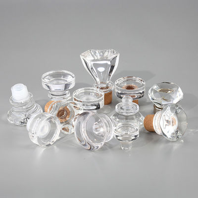 Wine 250ml 400ml 700ml Clear Mini Wine Glass Bottle Brandy Liquor Bottles with Glass Cap