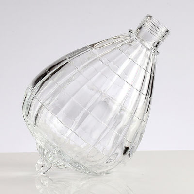 50 Heart-Shaped Crystal Bottles for Alcoholic Beverages Manufactured by Glass Bottle