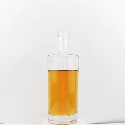 Custom Glass Bottle for Champagne Guaranteed Unique Spirit Vodka Cylinder Liquor Bottle