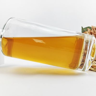 Custom Glass Bottle for Champagne Guaranteed Unique Spirit Vodka Cylinder Liquor Bottle