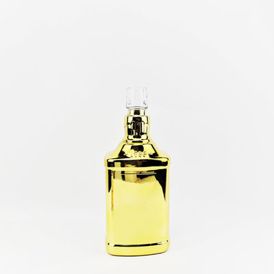 High White Glass Material 500ml Square Glass Bottle for Wine Alcohol 750ml Spirits