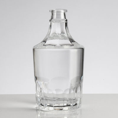Beverage Industry 550ml Gin Vodka Glass Bottle with Guaranteed and Clear Glass Collar