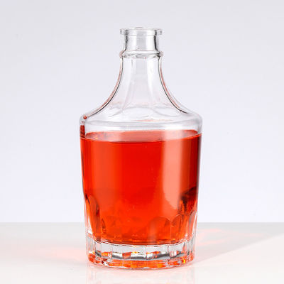 Beverage Industry 550ml Gin Vodka Glass Bottle with Guaranteed and Clear Glass Collar