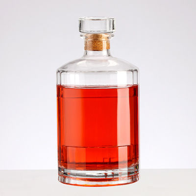 750ml Empty Glass Bottle Suitable for Whiskey and Other Alcoholic Beverages