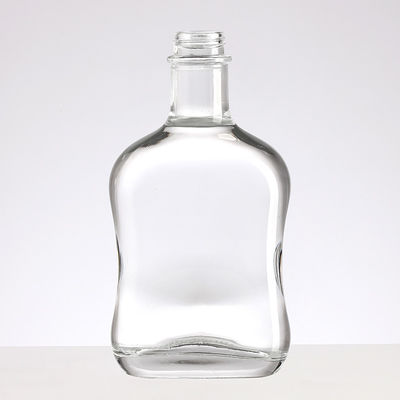 Beverage Industrial 50ml Mini Glass Bottle with Metal Screw Cap and Customized Logo