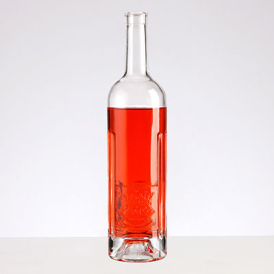 Customized Logo Glass Bottles for Juice Beverage 500ml 700ml 750ml Collar Material Glass