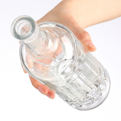 Customized Logo Glass Bottles for Juice Beverage 500ml 700ml 750ml Collar Material Glass