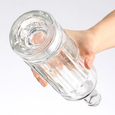 Customized Logo Glass Bottles for Juice Beverage 500ml 700ml 750ml Collar Material Glass