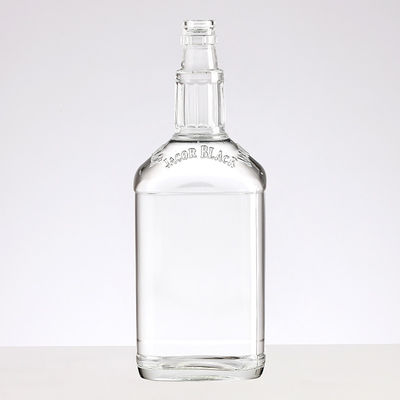 Customized 550ml 750ml Glass Wine Bottle with Metal Screw Cap and Customized Logo