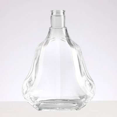Custom Logo 200ml 375ml 500ml 700ml 750ml 1000ml Glass Bottle for Vodka Spirit Corked