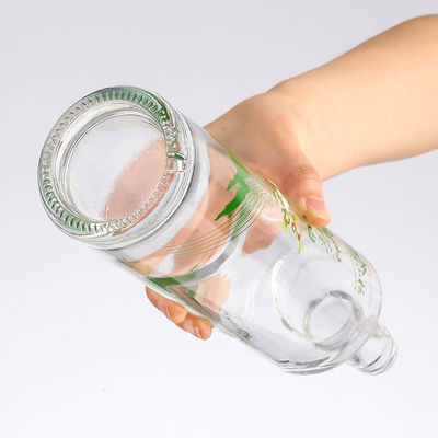 250ml 500ml 750ml 1000ml Square Dark Green Glass Olive Oil Bottle with Hot Stamping