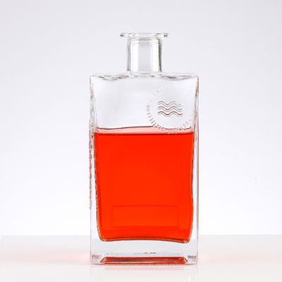 500ml Frosted Glass Bottle for Industrial Home Decoration Liquor Bottle