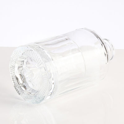 500ML Empty Glass Bottle for Whiskey Vodka Gin Hot Stamping Surface Handling Beverage