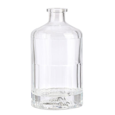 500ML Empty Glass Bottle for Whiskey Vodka Gin Hot Stamping Surface Handling Beverage