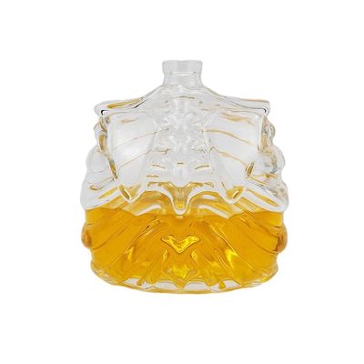 Custom Glass Wine Liquor Vodka Bottles 700ml Bottle Material Eco-friendly Glass Body