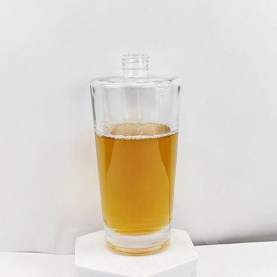 Industrial Beverage Clear Glass Aromatherapy Scented Bottle Acid Etch Surface Handling
