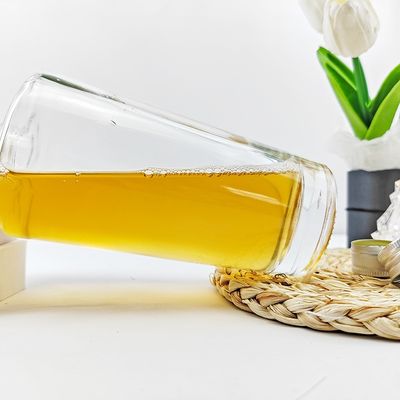 Industrial Beverage Clear Glass Aromatherapy Scented Bottle Acid Etch Surface Handling