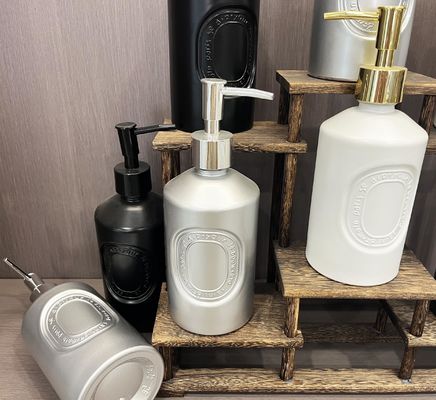 Collar Material Glass 500ml Hand Sanitizing Packaging Foam Dispenser Bottle